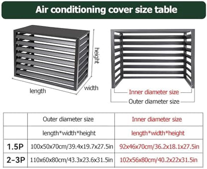 Aluminum Air Conditioner Cover Exterior Air Conditioning Unit Cover Air - Image 5