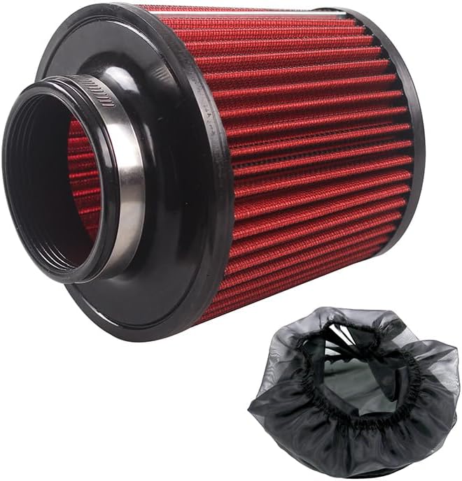 3" 76mm Universal Cold Air Intake Filter by Frtcaty