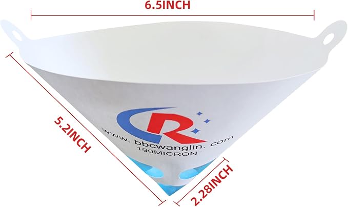 100 Pack of Paint Strainers, Paint Filter Strainer Paper Cone - Image 9