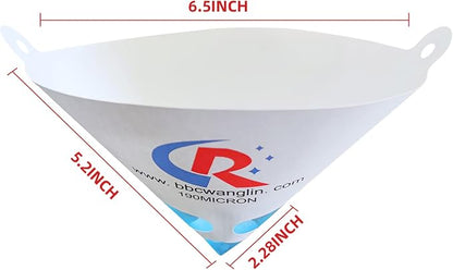 250 Pack of Paint Strainers, Paint Filter Strainer Paper Cone - Image 9