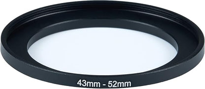 43mm to 52mm Step-Up Ring Filter Adapter - Image 2