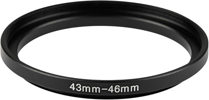 43-46mm Metal Step-Up Ring Adapter Compatible - Image 2