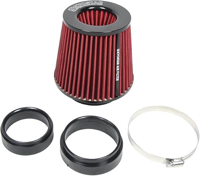 KYOSTAR Universal 3/3.5/4" High-Flow Air Filter, Reusable Cone Cold Air Intake by Kyostar