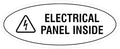 Signs ByLITA Oval Electrical Panel Inside Sign (White) - Large