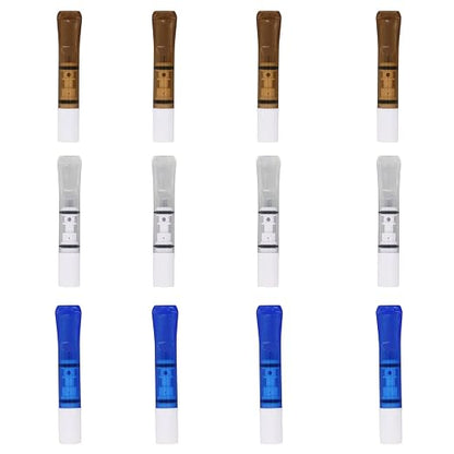 Cigarette Filters Three Colour Set 12pcs Cigarette Holder Reusable Clean Tar by CaLeQiEverydayLifeAssistant