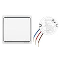 Self-Powered Wireless Light Switch and Receiver Kit, Linptech Remote Control ON/Off for Home LED Plug in Ceiling Lights, Closet Lamp, Pull Chain Light, Pool Lights, Fan - No Battery No Wiring, White