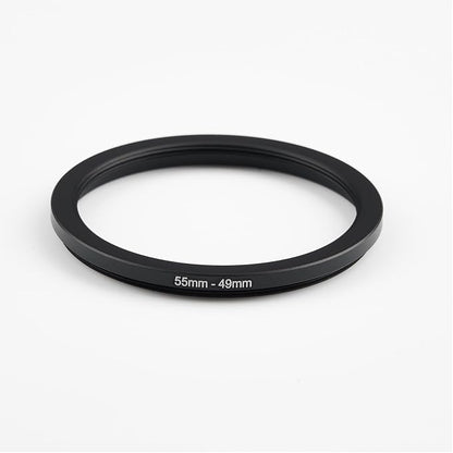 55mm to 49mm Step-Down Ring Filter Adapter, Metal Ring Step-Down Rings Adapter - Image 2