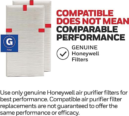 Honeywell Genuine HEPA Air Purifier Filter G, Airborne Allergen Air Filter - Image 7