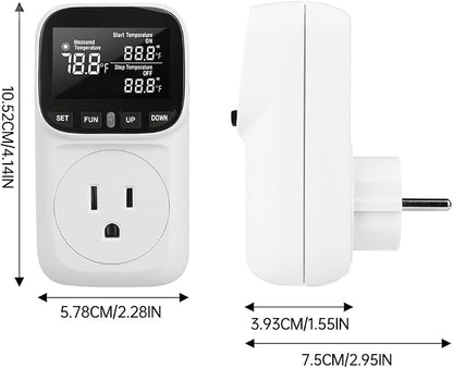 Diymore 1800W Digital Temperature Controller Plug in Thermostat Outlet Digital - Image 6