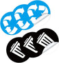GLEAVI 1Set Waste Sorting Stickers Self Adhesive Garbage Bin Decals by GLEAVI