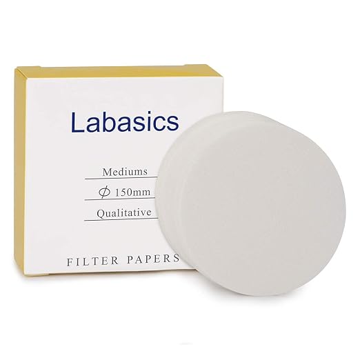 Labasics Qualitative Filter Paper Circles, 150 mm Diameter Cellulose Filter by Labasics