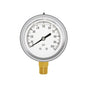 Joywayus Pressure Gauge 0-100 PSI Brass 1/4" NPT Male Thread Lower Mount by Joywayus