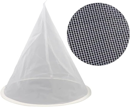 Practical Mesh Honey Strainer Gauze Filter Net Honey Sieve Strainer Reusable - Image 3