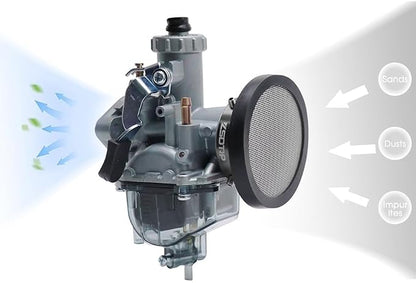40mm Carburetor Velocity Stack Air Filter Cleaner Modified Trumpet - Image 4