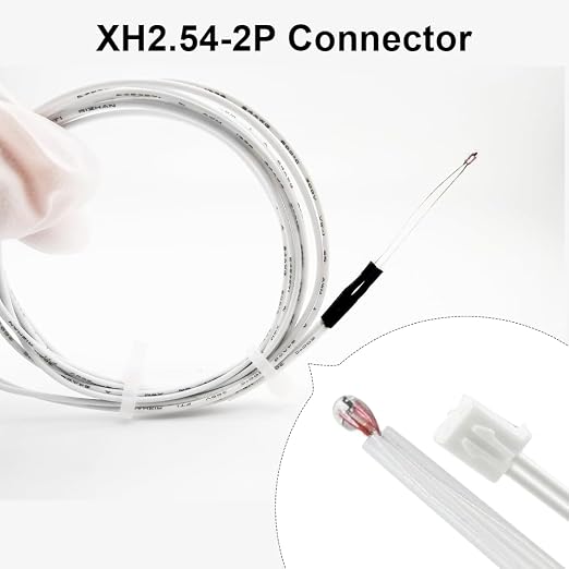 4Pcs Ender 3 Thermistor 1m/39.4Inches, 3D Printer ohm NTC 100K 3950 Thermistor - Image 4