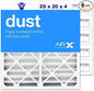 AIRx Filters Dust 20x20x4 Air Filter MERV 8 Replacement by AIRXFILTERSWICKEDCLEANAIR