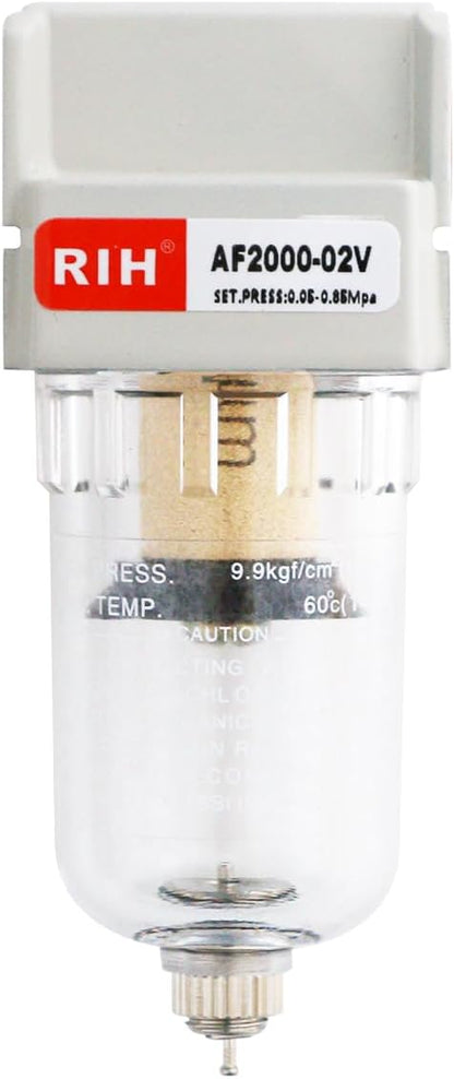 RIH 1/4" NPT Air Dryer for Compressor, Air compressor water separator, air by RIHRightPneumatic