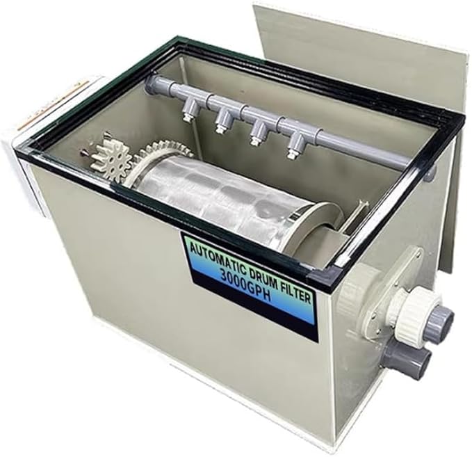 Rotary Drum Filter, Canister Filter, RDF Fully Automatic Water Self-Cleaning by elelife