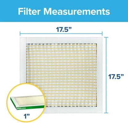 Filtrete 17x17x1 AC Furnace Air Filter, MERV 8, MPR 700, Tough on Pollen - Image 2