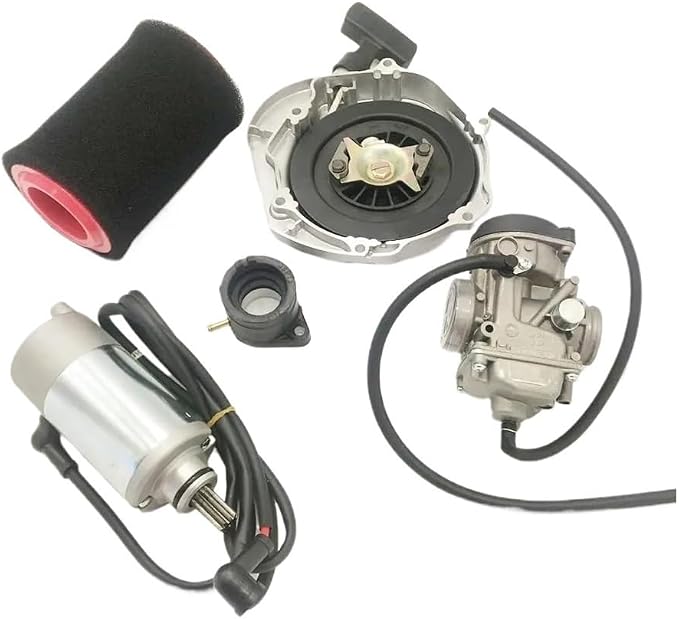30mm Carburetor& Intake Manifold &Pull Starter &Air Filter & Starter Motor by Unknown