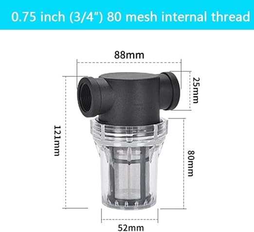 Budget Plastic Water Filter 1/2-1 - Image 2