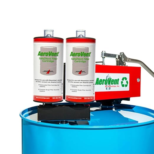 AeroVent Safe2Vent Dual Filter Assembly | Fits Multi-Can & Single-Can Systems | - Image 2