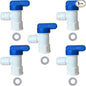 1/4" FNPT to 1/4" Push to Connect Elbow Tank Ball Valve by ESHIONG