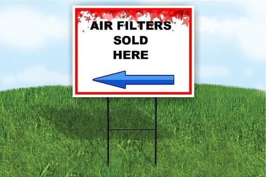 Air Filters Sold Here 4Th Of July American Flag Usa Patriotic Red Blue Stars by WorkHouseSigns