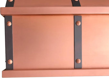 CT Copper Tailor Sloped Copper Vent Hood Island Mount, 1150 CFM Exhaust Fan - Image 5
