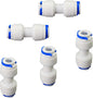 Water purifier adapter, 1/4 "FPT x 1/4" pipe quick connector, outer diameter by Unknown