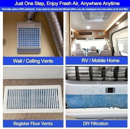Air Vent Filters, MERV 8 Electrostatic Air Vent Filter - Image 6