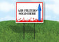 Air Filters Sold Here 4Th Of July American Flag Usa Patriotic Red Blue Stars Up by WorkHouseSigns
