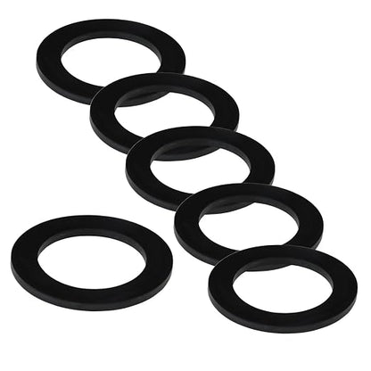 6PCS Sealing Ring for Kitchen Sink Filter, Flat Rubber Gasket for Drain Pipe by Unknown