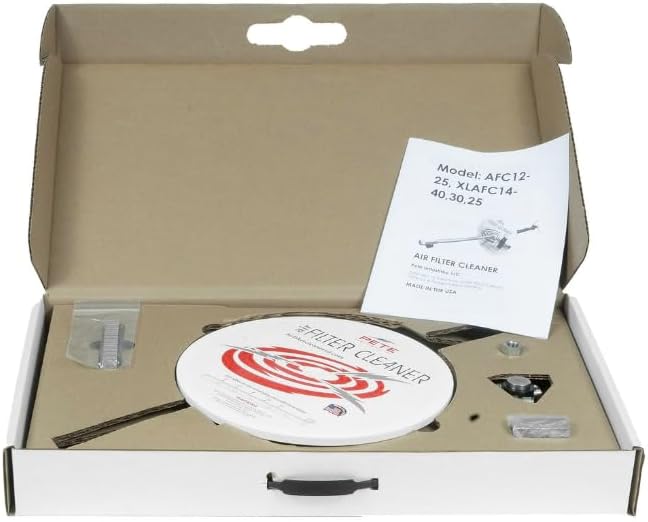 Air Filter Cleaner XL Extra Large Tool kit Cleans 6-14" Filters. Heavy Duty - Image 7