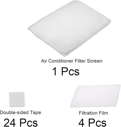 PATIKIL 47" x 39" Air Conditioner Air Filter Material, Plastic Dustproof - Image 3