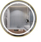 Round Wall Mirror LED Illuminated Bathroom Mirror by Unknown