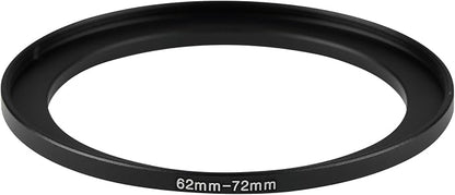 62-72mm Metal Step-Up/Down Ring Adapter Compatible - Image 3