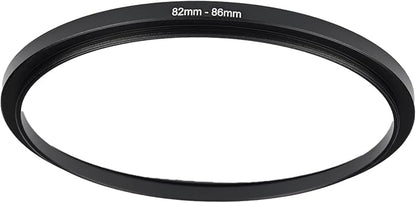 82mm to 86mm Step-up Adapter Rings Filter Adapter Black Metal Step Down Filter by Unknown