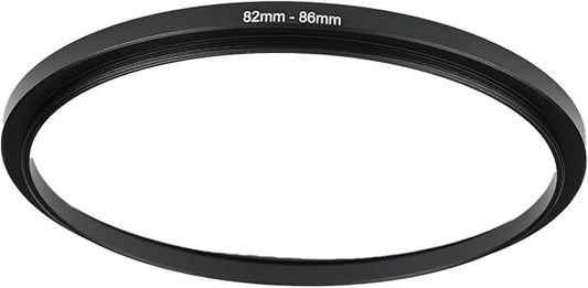 82mm to 86mm Step-up Adapter Rings Filter Adapter Black Metal Step Down Filter by Unknown