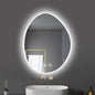 Illuminated LED Bathroom Mirror 500x800mm Wall Mounted Smart Vanity Mirror by Unknown
