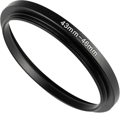 43-46mm Metal Step-Up Ring Adapter Compatible by Unknown