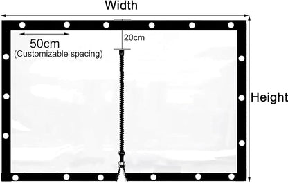 Curtain Patio Enclosure, Water Proof PVC Curtains - Image 8