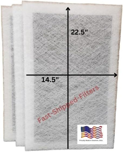 Fast-Shipped-Filters 3 Pack 16x25 Replacement Filter Pads Compatible by Unknown