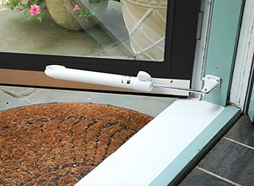 Touch 'n Hold Smooth Dual Door Closer System (Cranberry) – Heavy-Duty - Touch-Button Hold Open Feature & Smooth Closing Motion - Storm & Security Door (Medium/Heavy Weight). New Door/Replace Old Unit