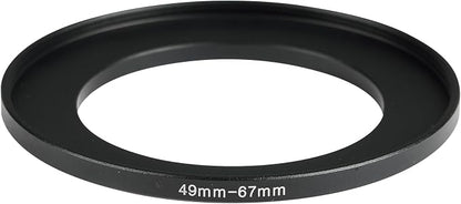 49-67mm Metal Step-Up Ring Adapter Compatible - Image 2
