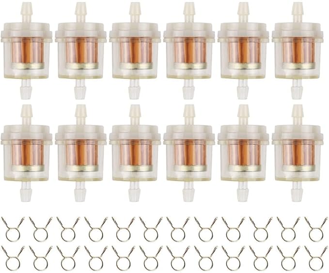 12pcs 1/4 Inch Gas Inline Fuel Filter Compatible - Image 7