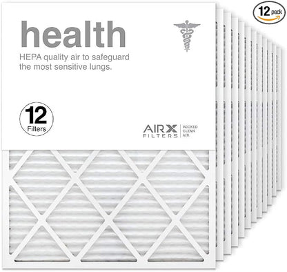 AIRx Filters Health 24x30x1 Air Filter MERV 13 AC Furnace Pleated Air Filter by AIRXFILTERSWICKEDCLEANAIR
