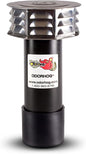 OdorHog Metal Cap Slip On Vent Stack Pipe Filter 3" Black ABS, Removes Outdoor by OdorHog-StoptheStink