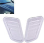KaTur 1 Pair Universal Car ABS Decorative Air Flow Intake Scoop Turbo Bonnet by KaTur