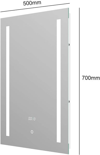 LED Bathroom Mirror with Demister Pad and Touch Switch - Image 6